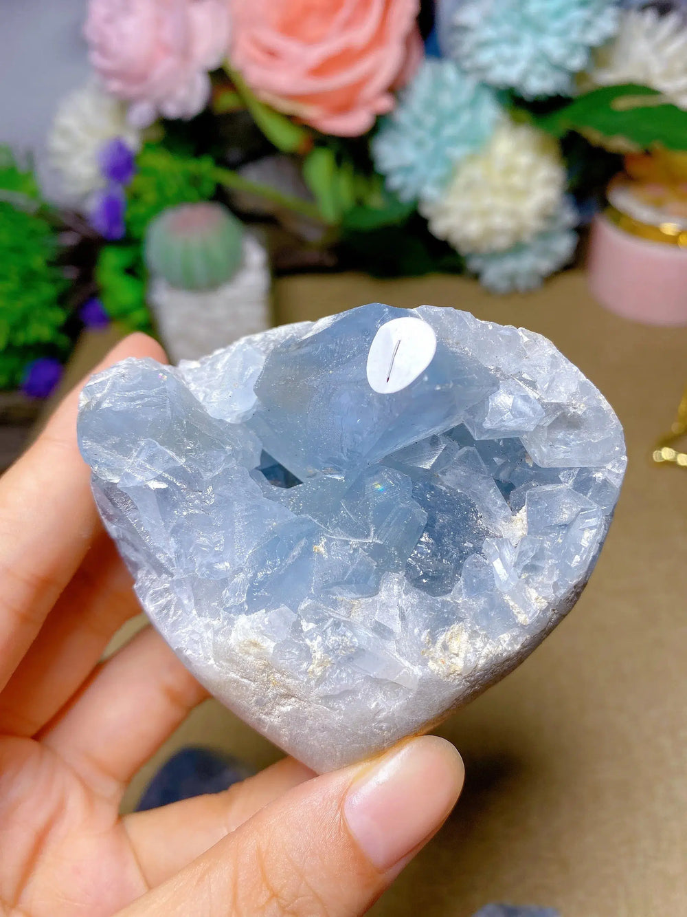 Blue Calcite Geode
