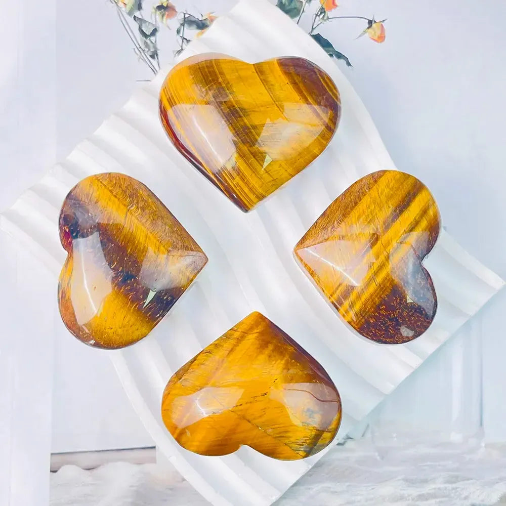 Tiger's Eye Heart Crystal-Hearts-Ali-Tiger's Eye-1pc 3-5cm-Crystal Destiny