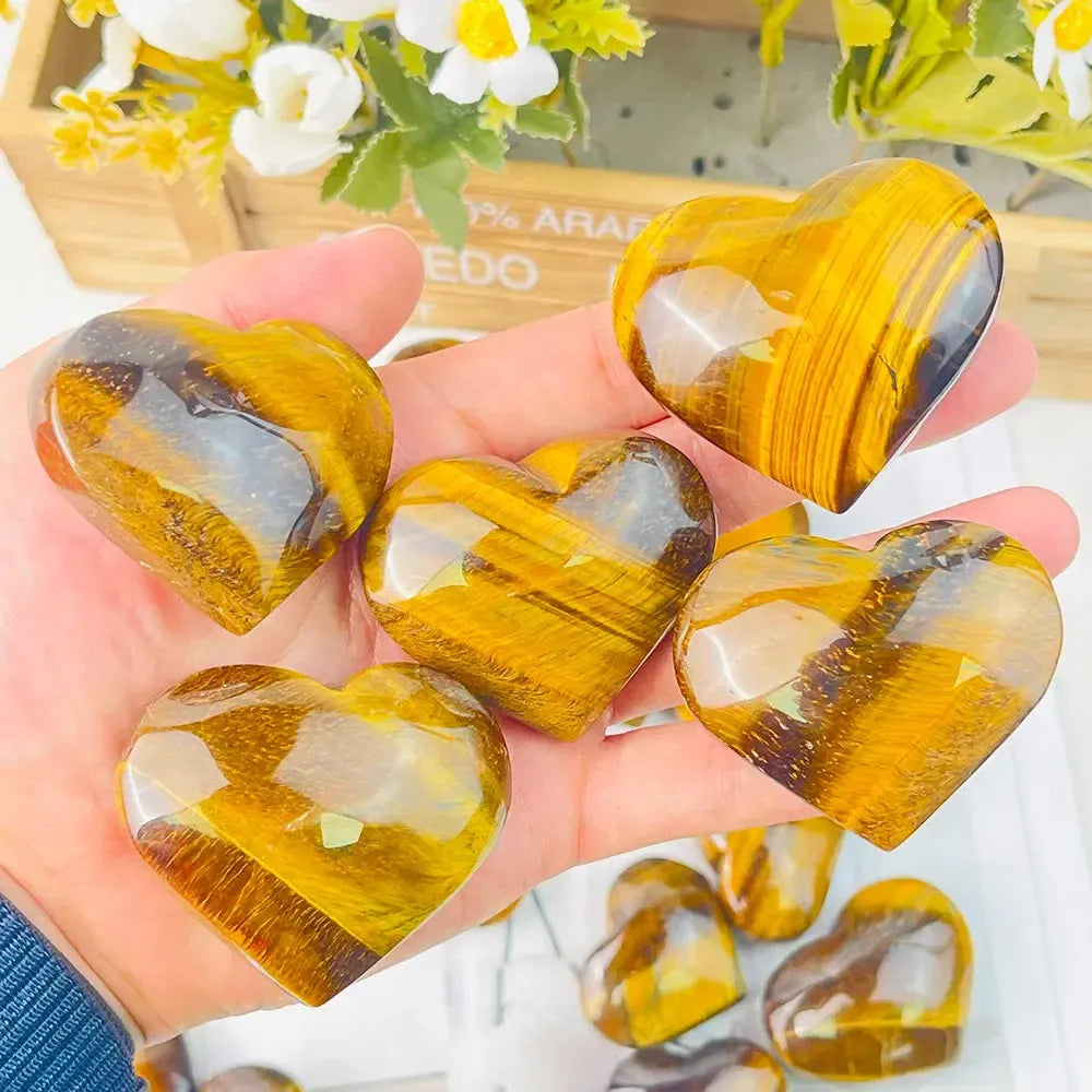 Tiger's Eye Heart Crystal-Hearts-Ali-Tiger's Eye-1pc 3-5cm-Crystal Destiny