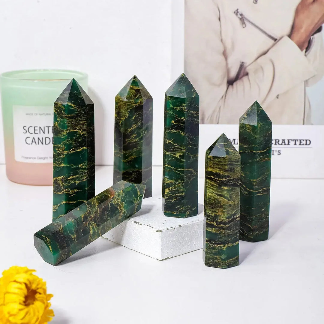 Verdite Crystal Towers-Towers-Ali-Verdite-7-8cm-Crystal Destiny