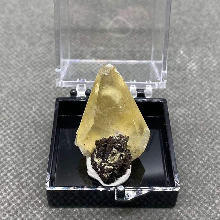 Yellow Calcite And Pyrite Raw Crystal