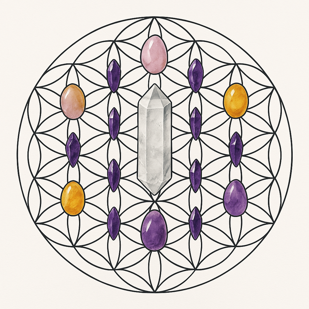 5 Powerful Ways to Set Up a Crystal Grid and Why They Work