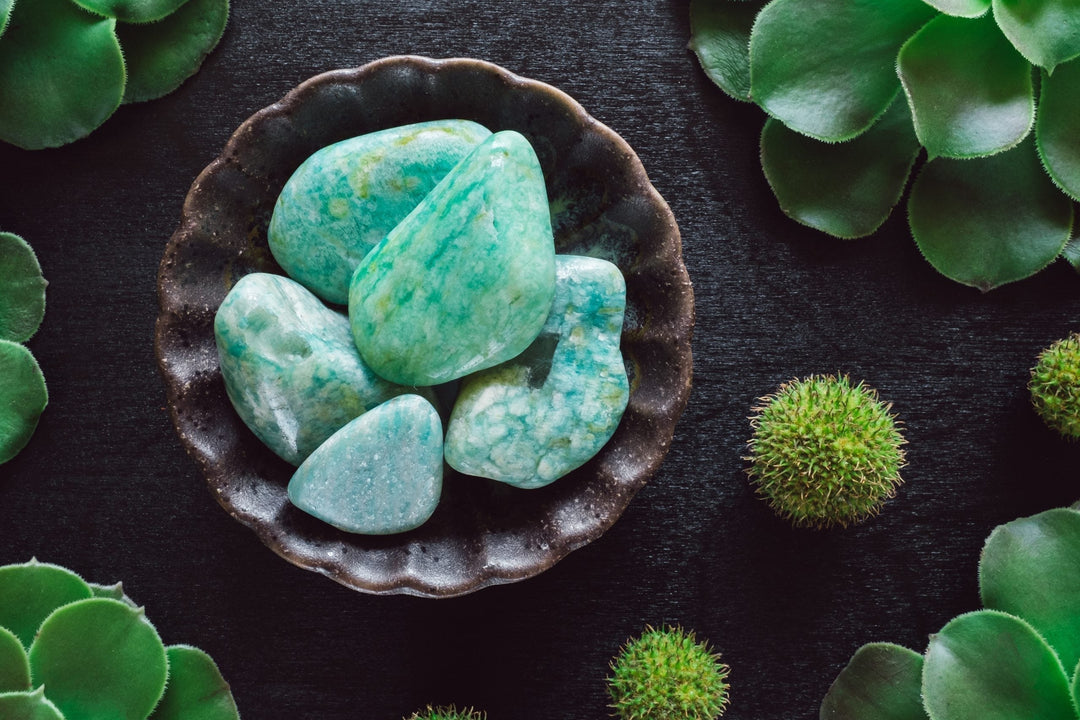 Amazonite crystal for truth, communication, and emotional balance