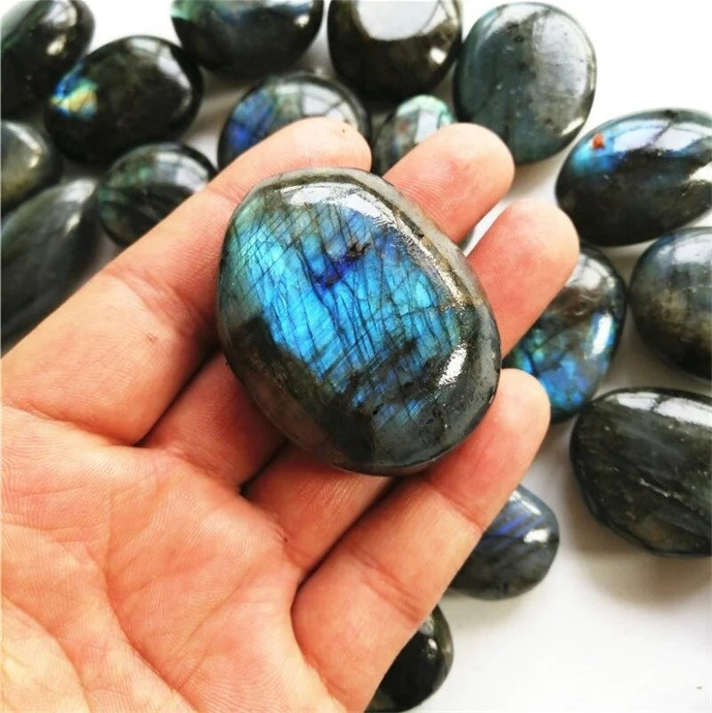 Crystal palm stones for comfort, healing, and portable energy work