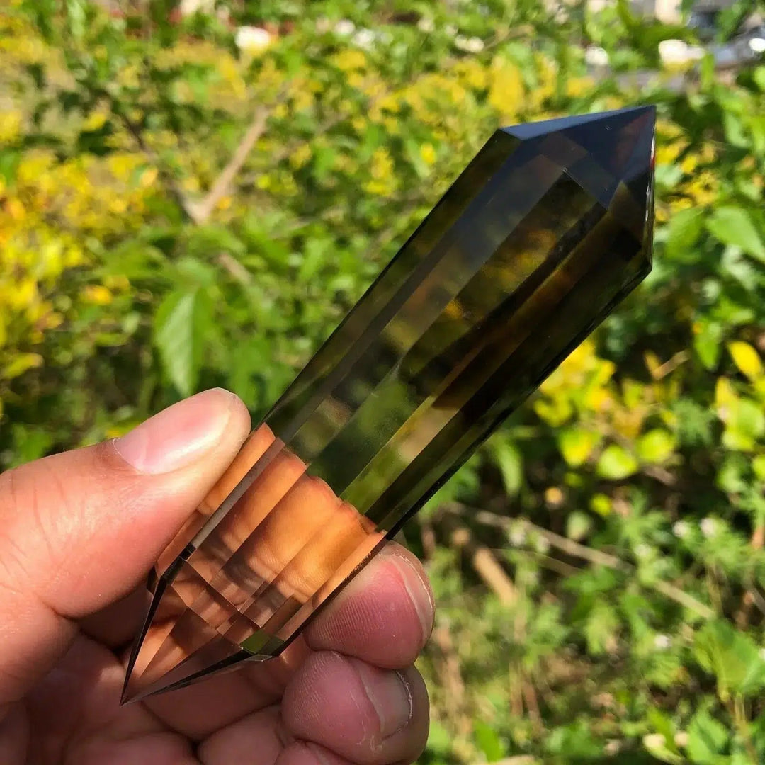 12 Sided Smokey Quartz Vogel