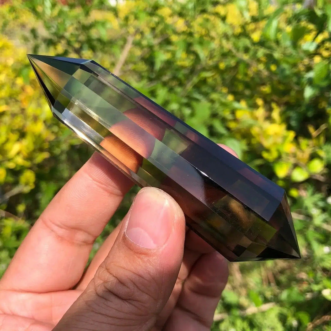 12 Sided Smokey Quartz Vogel