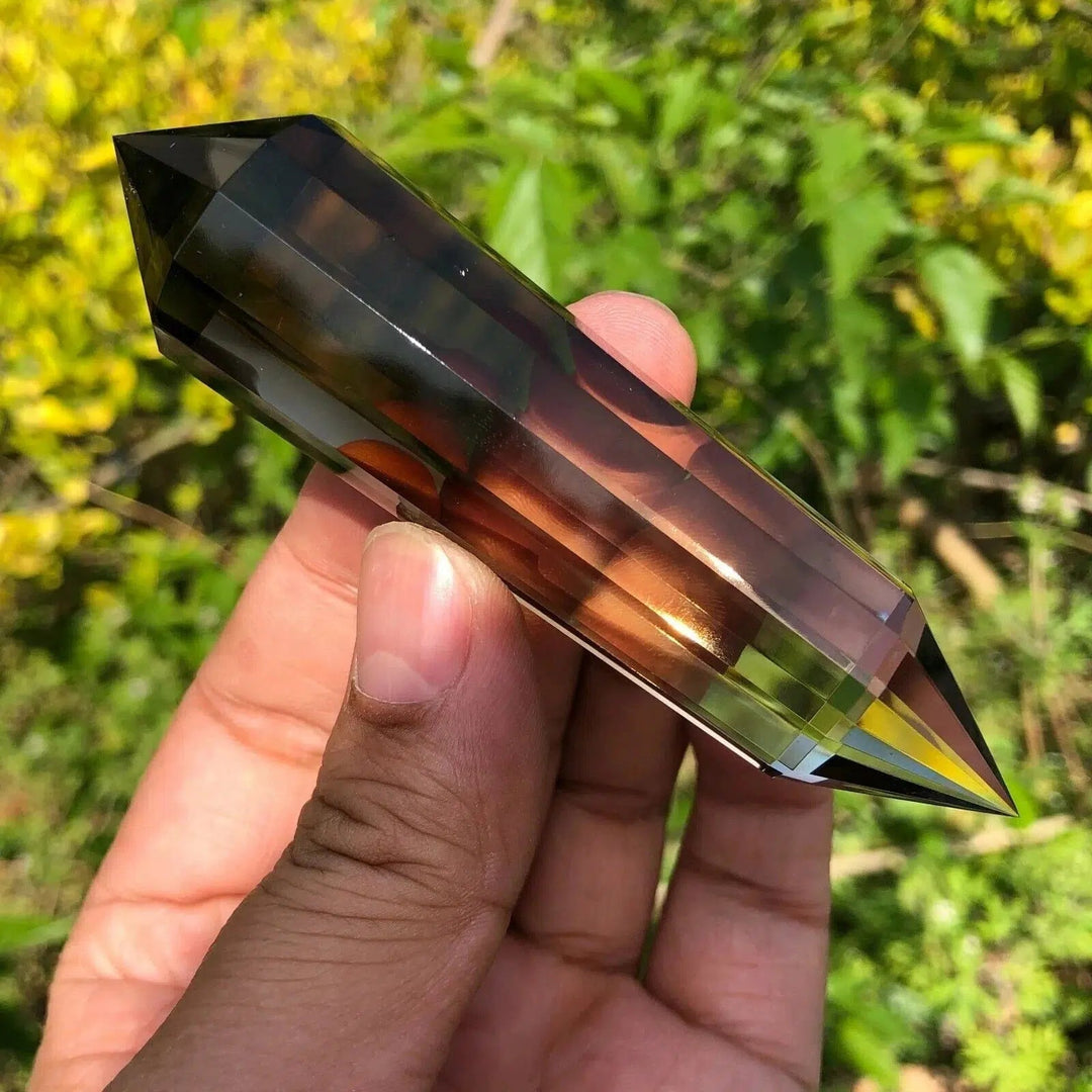 12 Sided Smokey Quartz Vogel