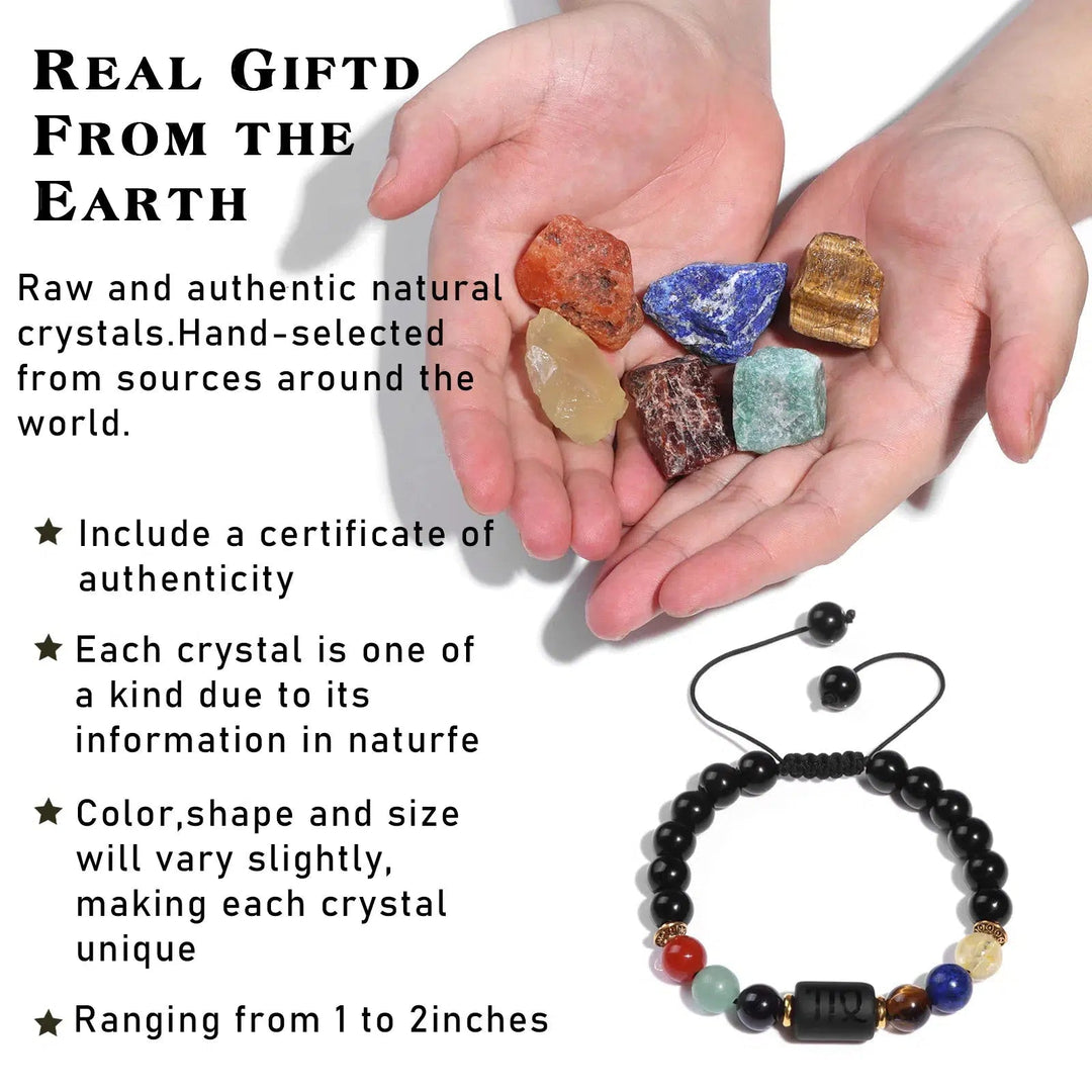 12 Zodiac Signs - Mystery Crystal Gift Box