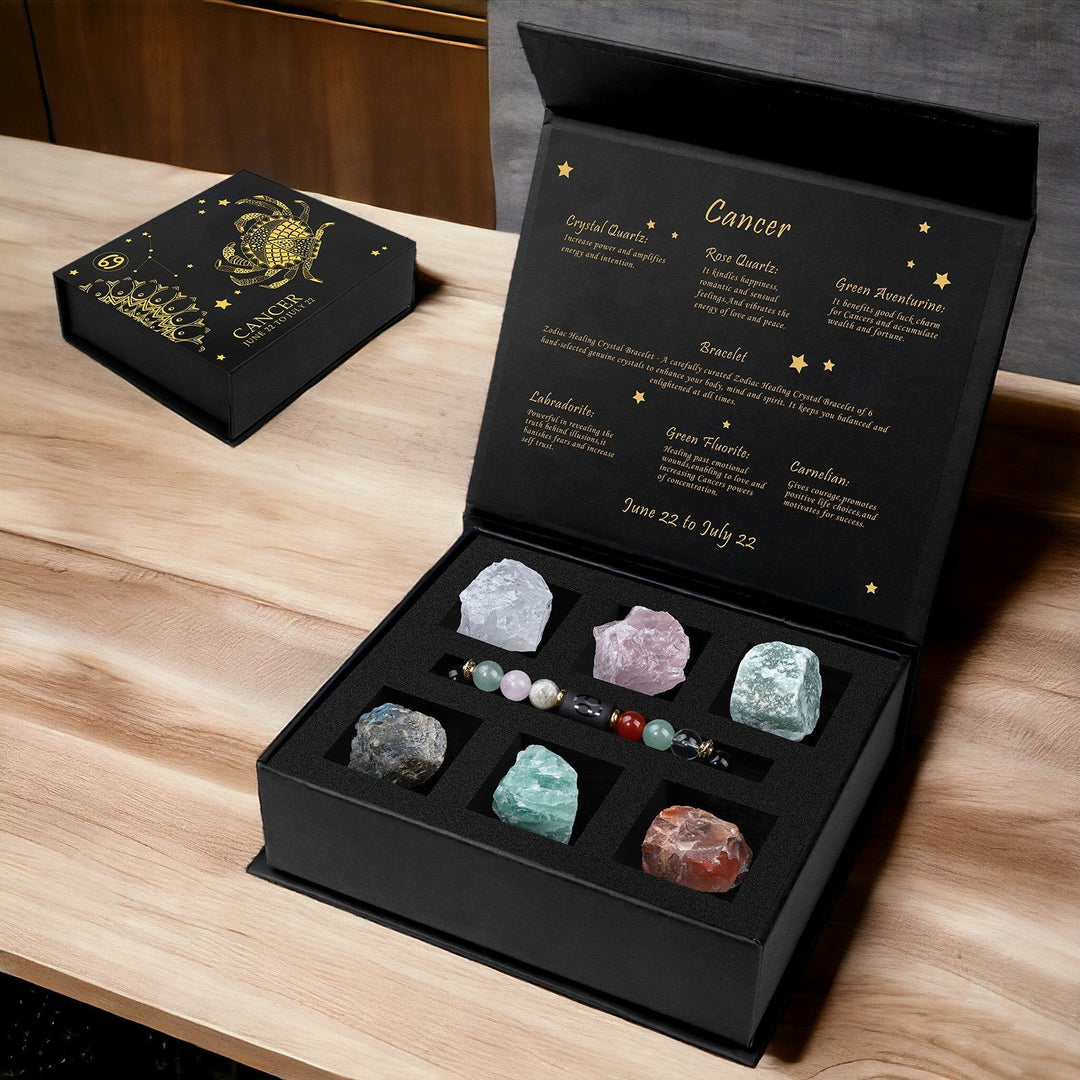 12 Zodiac Signs - Mystery Crystal Gift Box