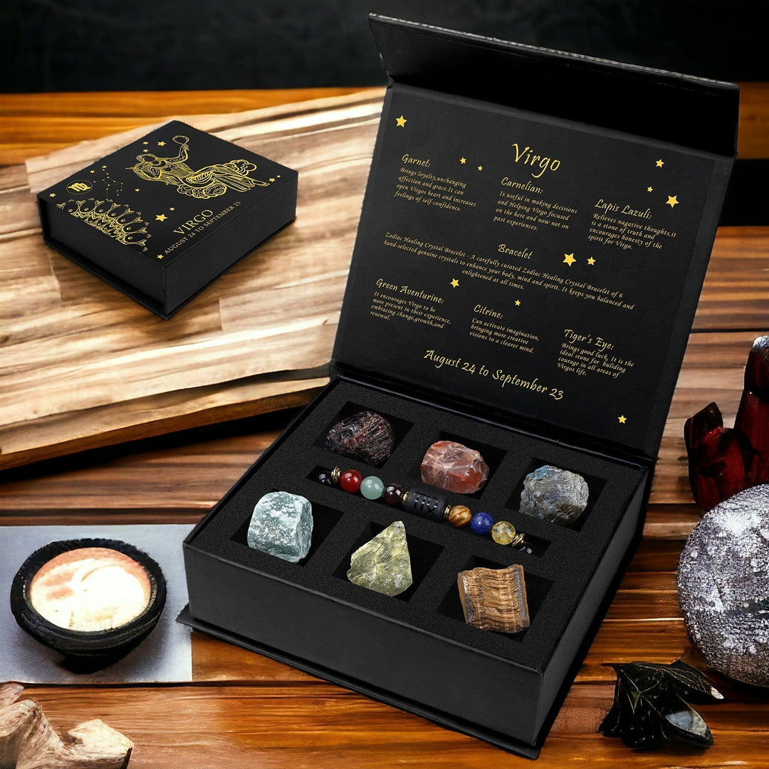 12 Zodiac Signs - Mystery Crystal Gift Box