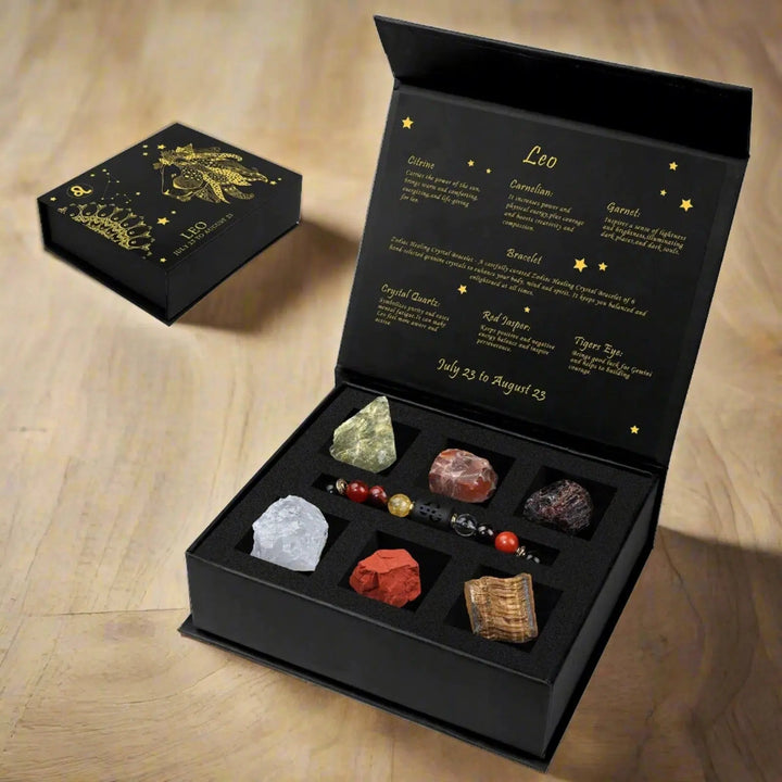 12 Zodiac Signs - Mystery Crystal Gift Box