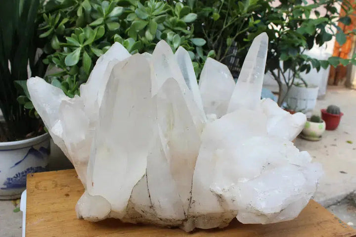 122LB Huge Natural Quartz Cluster