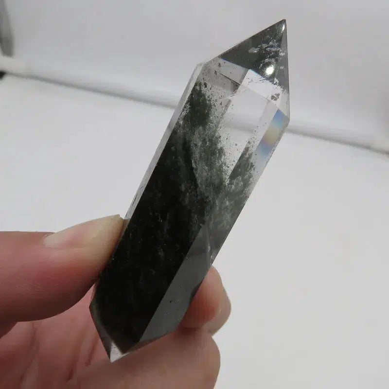 3pcs Phantom Quartz Double Points