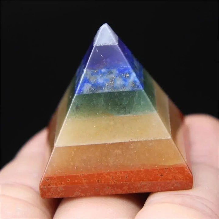 7 Chakra Multi-Stone Pyramid