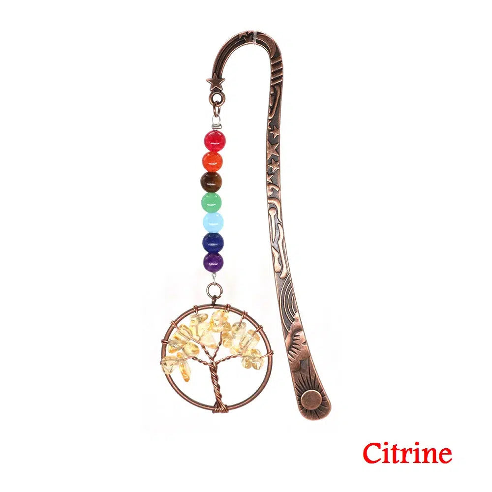 7 Chakras Bronze Bookmark