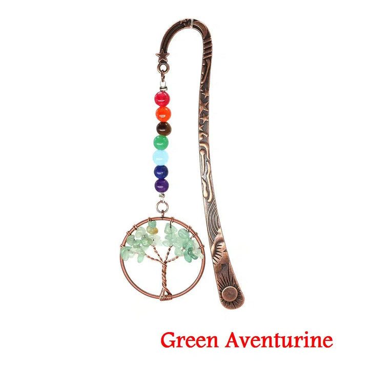 7 Chakras Bronze Bookmark