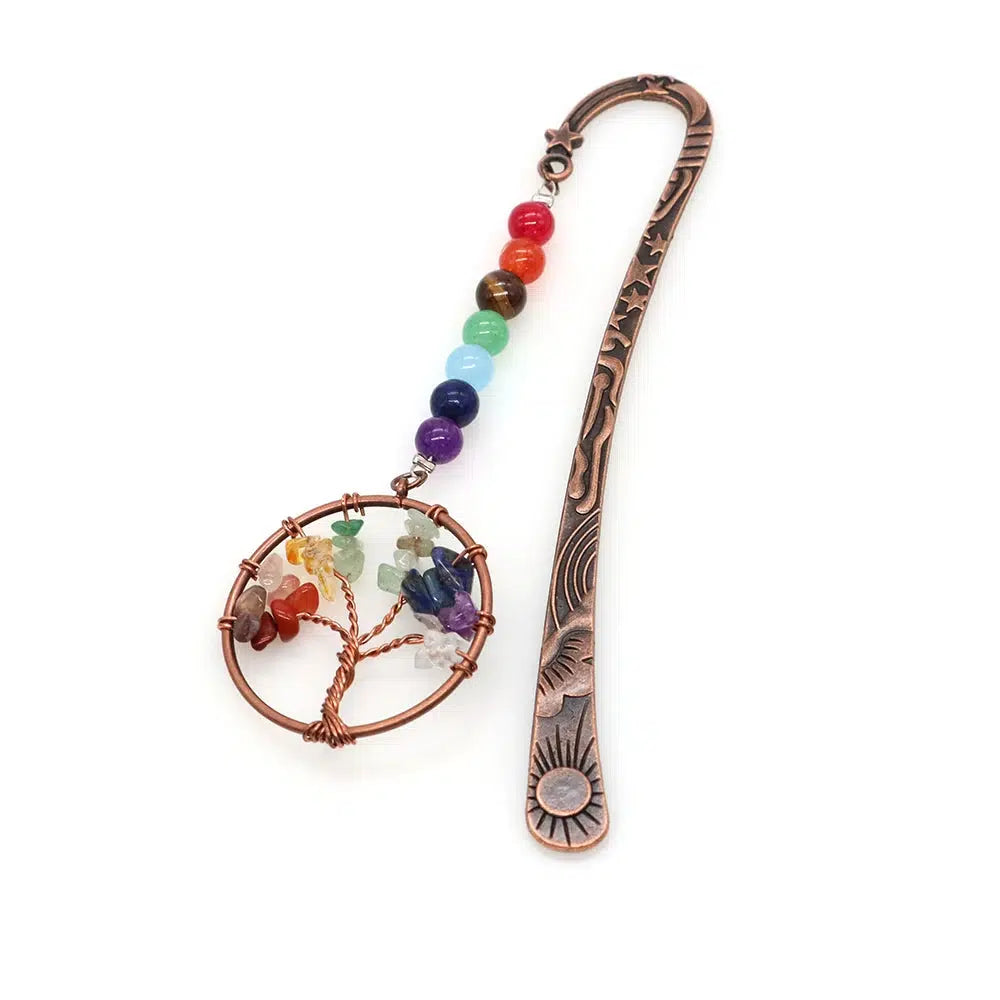 7 Chakras Bronze Bookmark