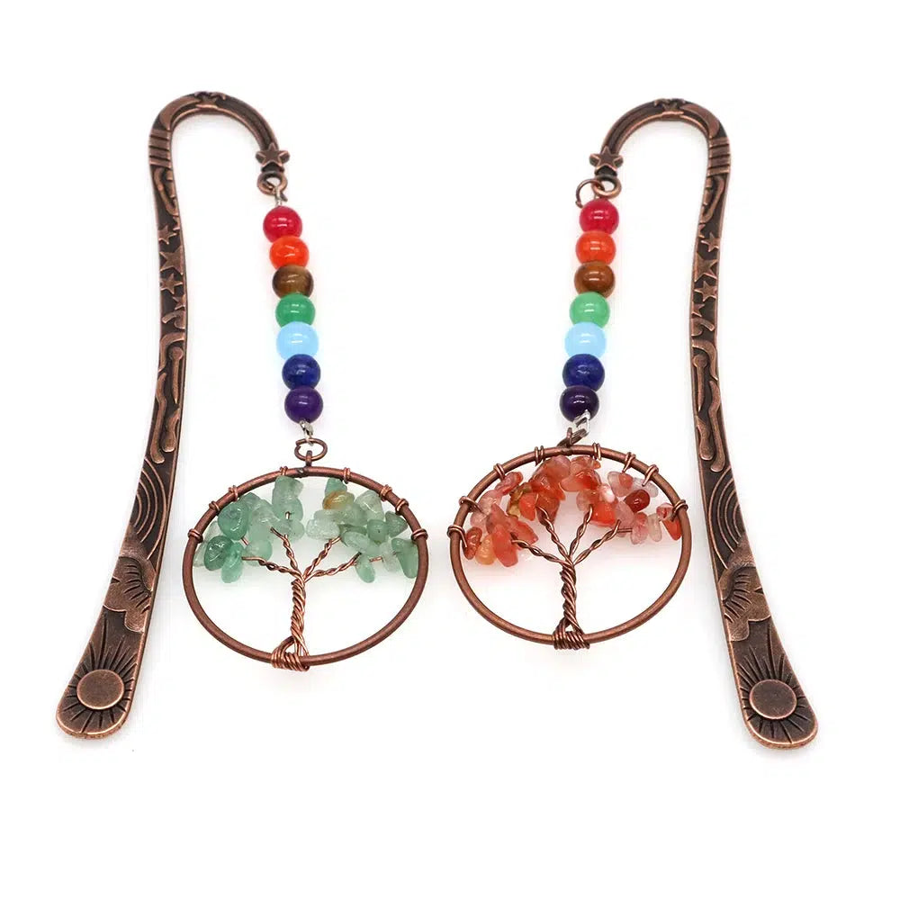 7 Chakras Bronze Bookmark