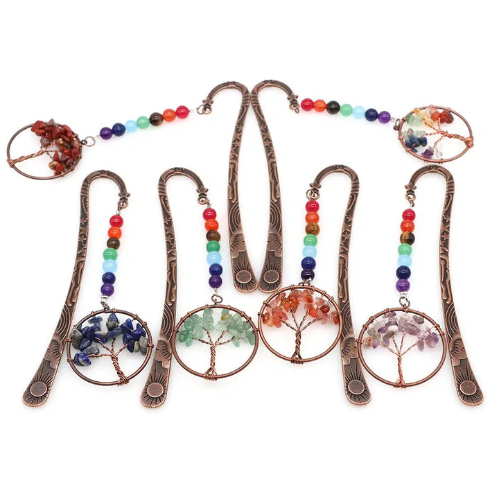 7 Chakras Bronze Bookmark