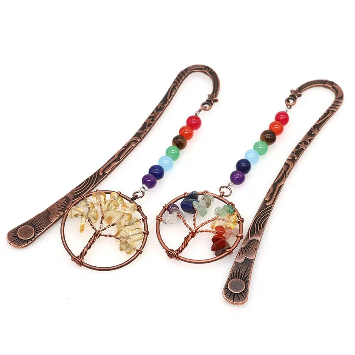 7 Chakras Bronze Bookmark