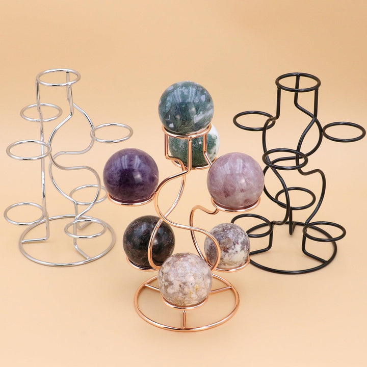 7 Sphere Display Stand in 3 Colors