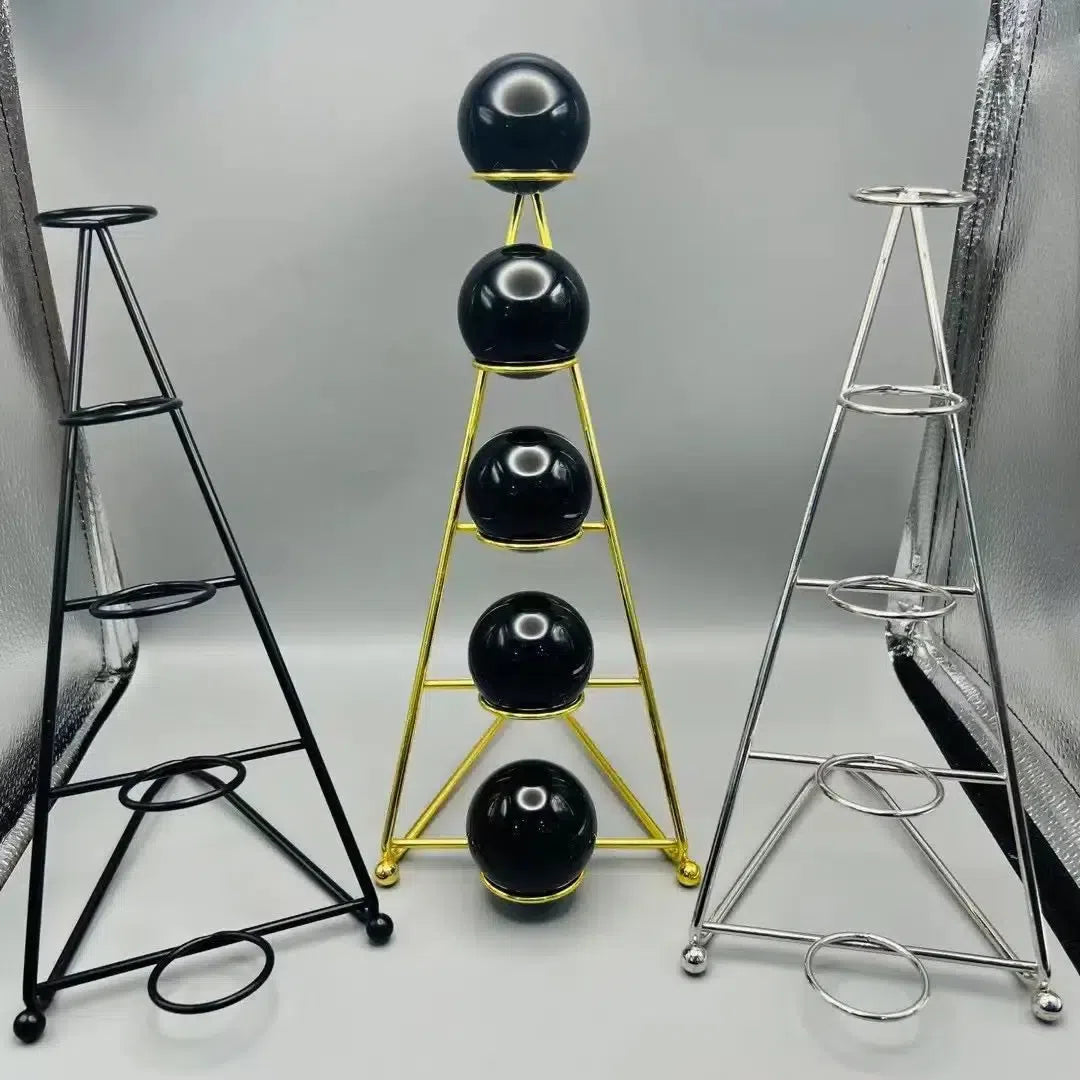 7 Sphere Metal Tower Stand