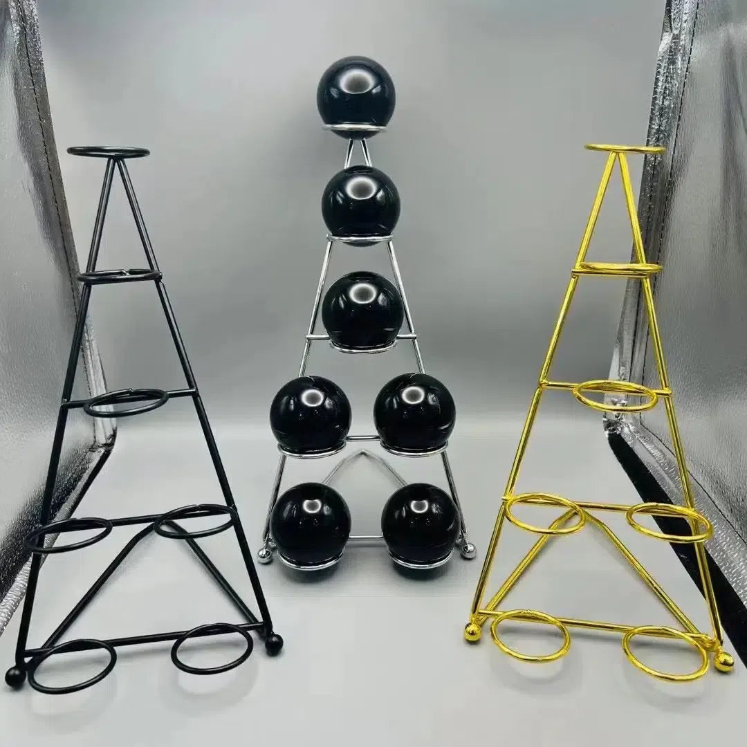 7 Sphere Metal Tower Stand