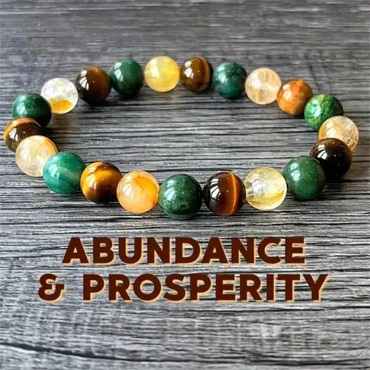 Abundance & Prosperity Crystal Bead Bracelet