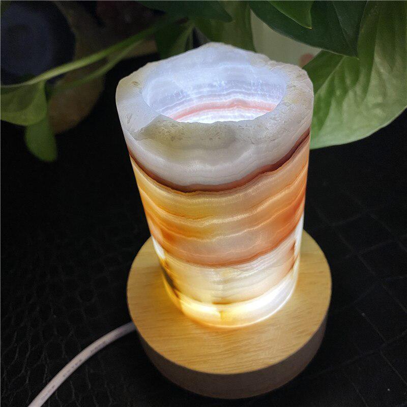 Afghanistan Jade Crystal Lamp