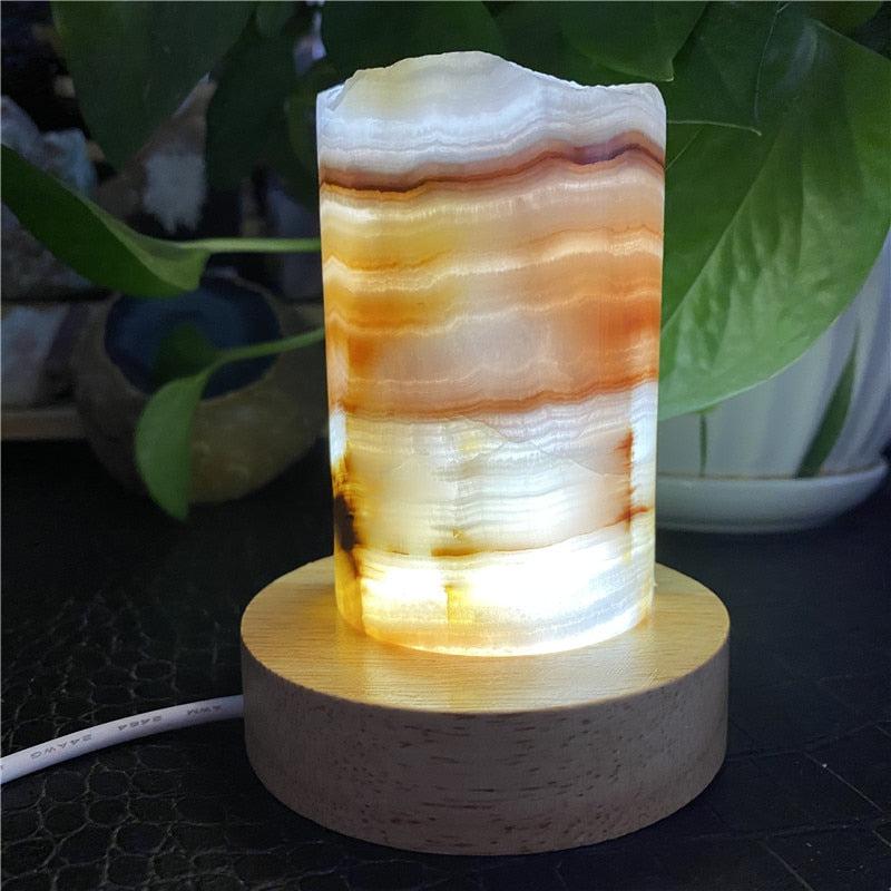 Afghanistan Jade Crystal Lamp