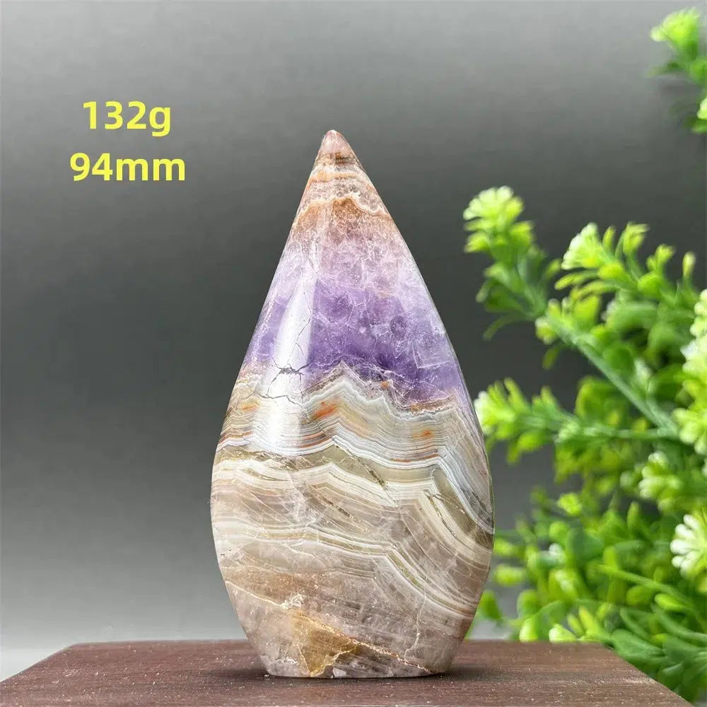 Agate Amethyst Freeform Torch