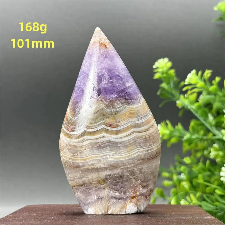 Agate Amethyst Freeform Torch