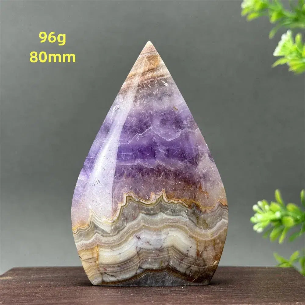 Agate Amethyst Freeform Torch