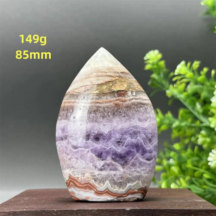 Agate Amethyst Freeform Torch