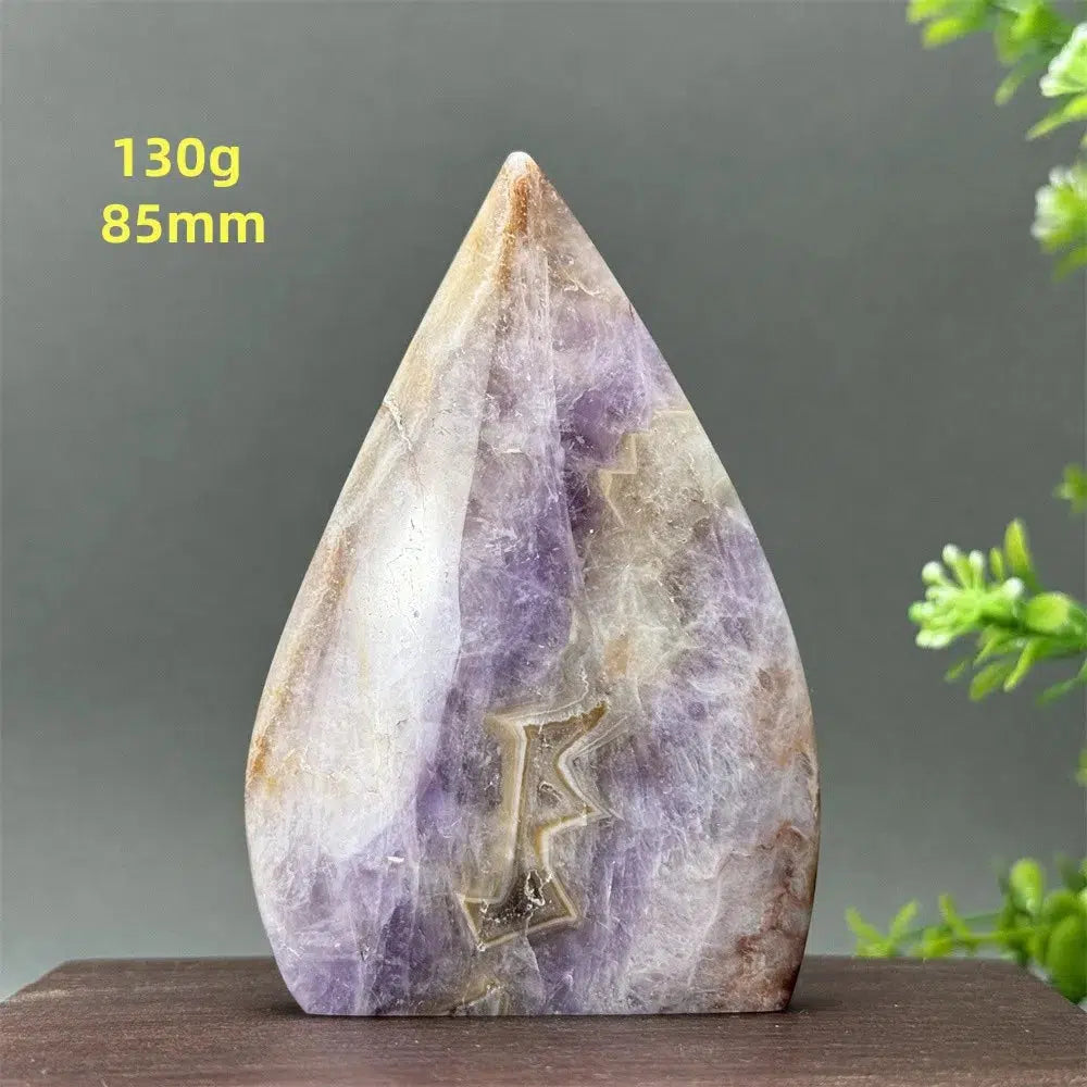 Agate Amethyst Freeform Torch