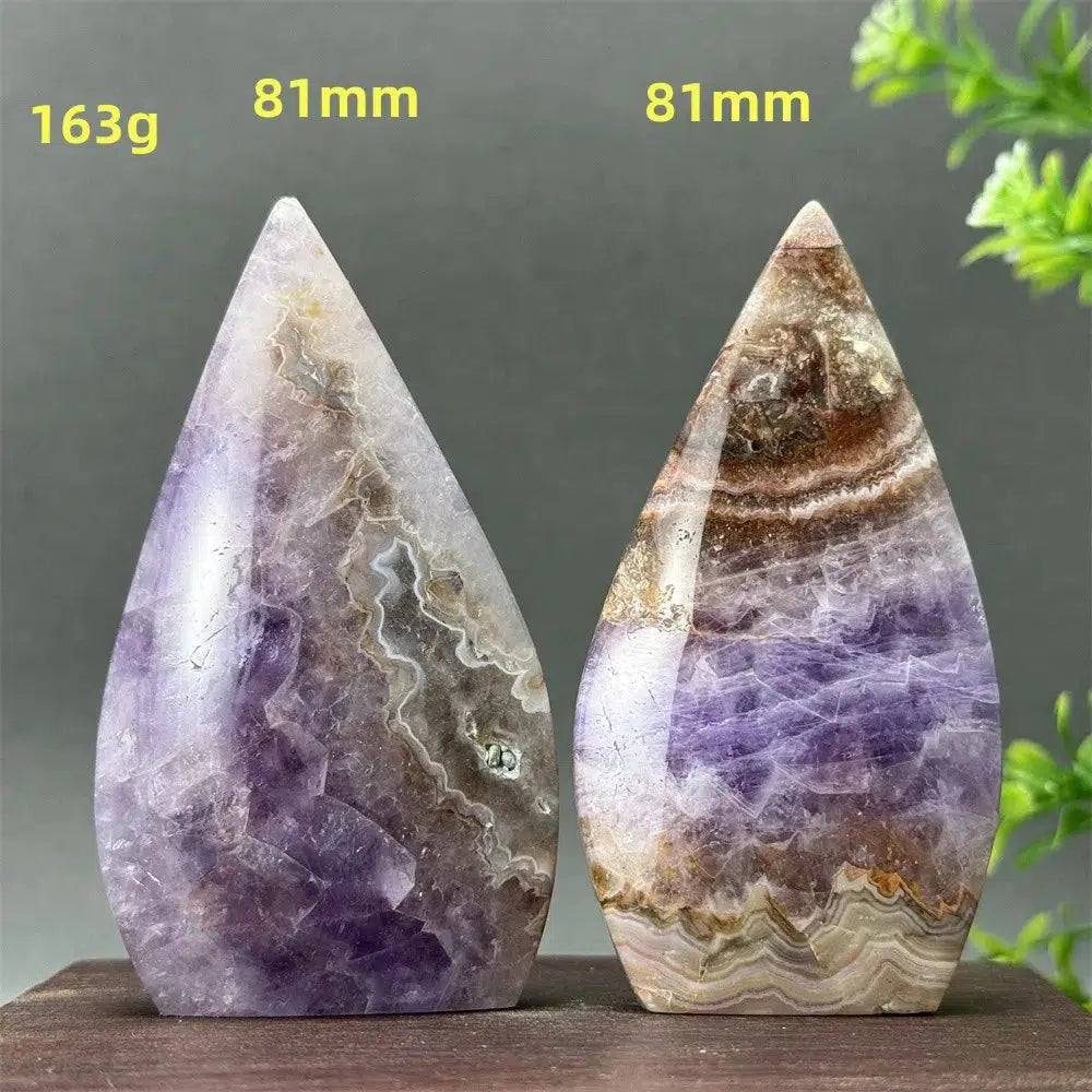 Agate Amethyst Freeform Torch