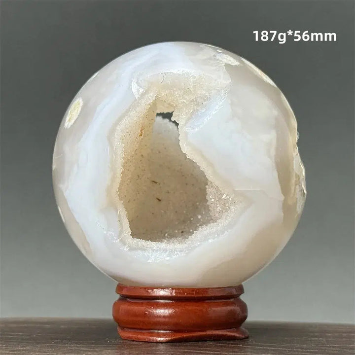 Agate Druzy Sphere