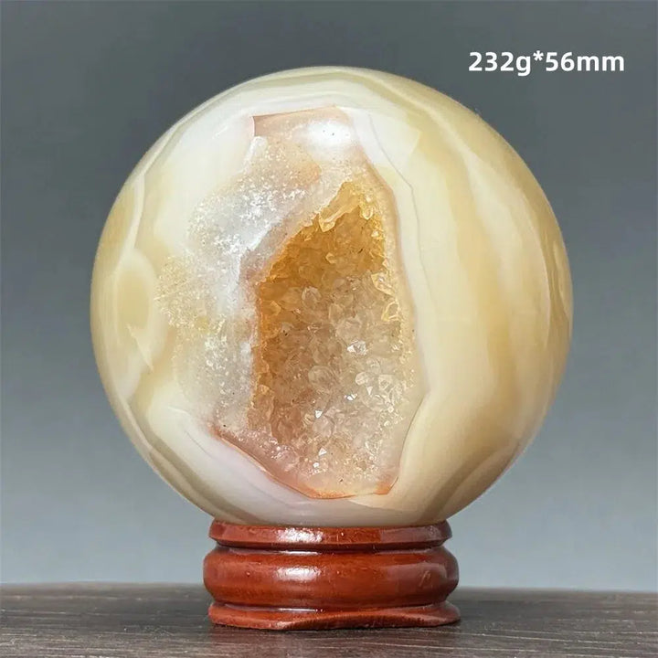 Agate Druzy Sphere