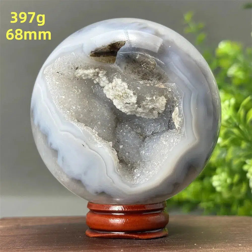 Agate Geode Sphere