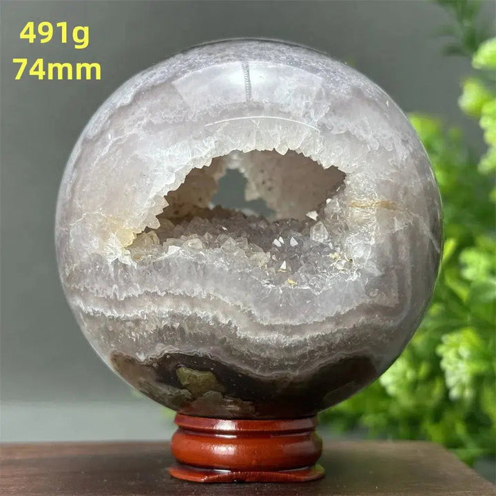 Agate Geode Sphere