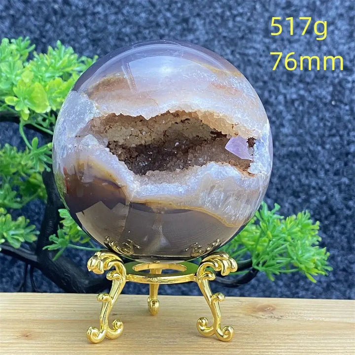 Agate Geode Sphere