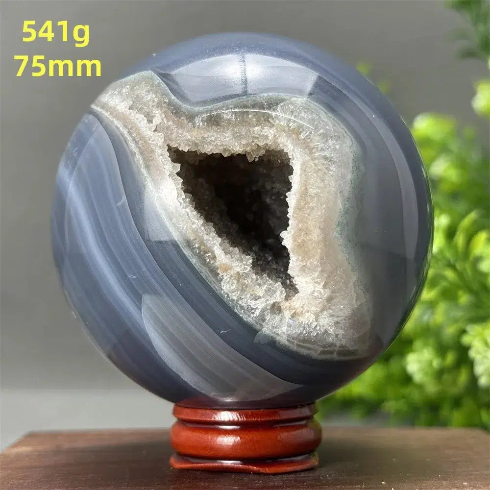 Agate Geode Sphere