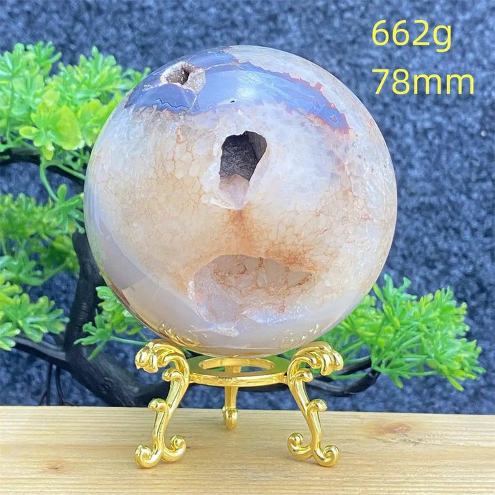 Agate Geode Sphere