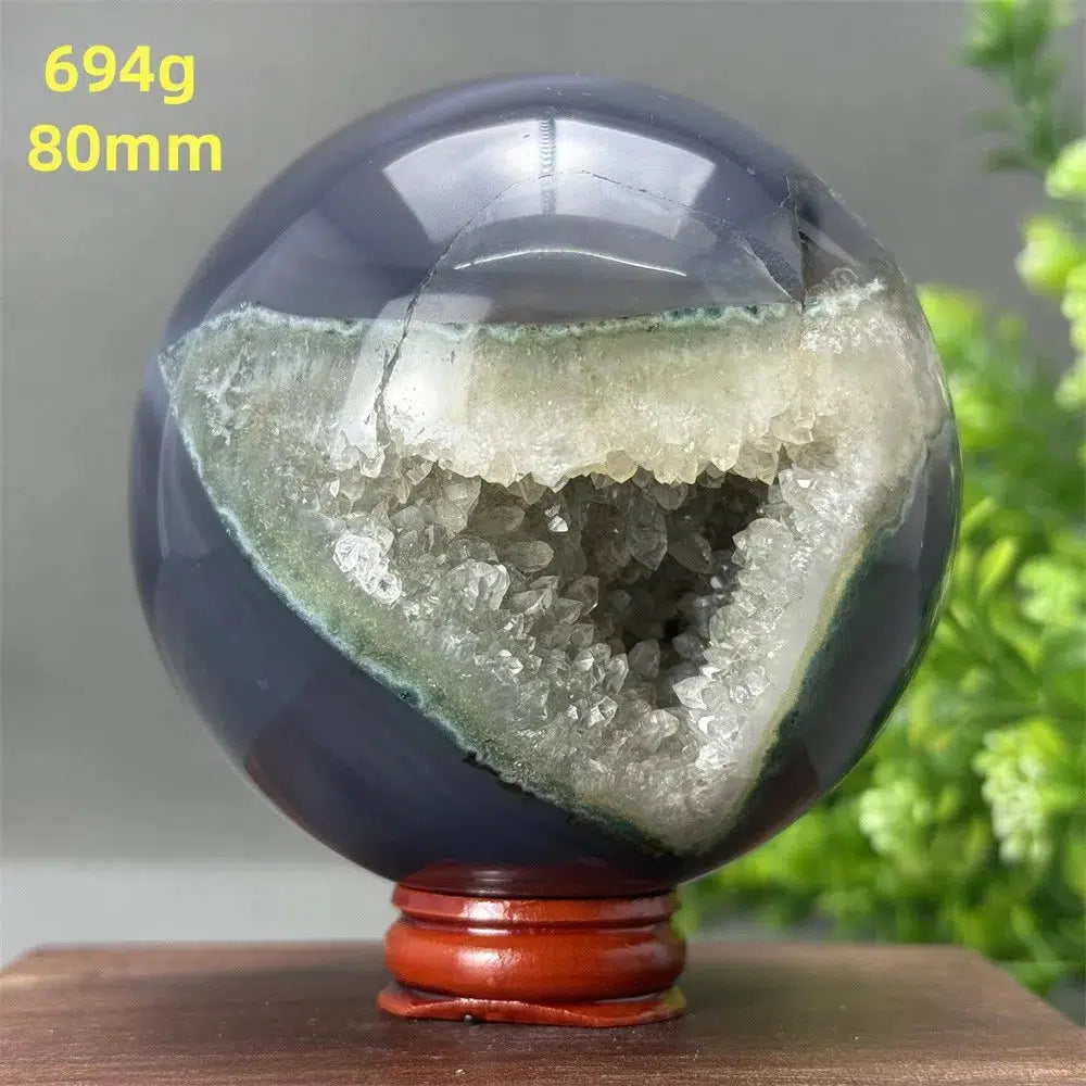 Agate Geode Sphere