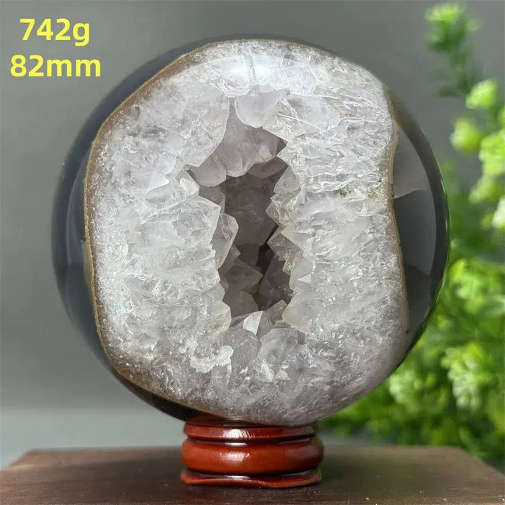 Agate Geode Sphere