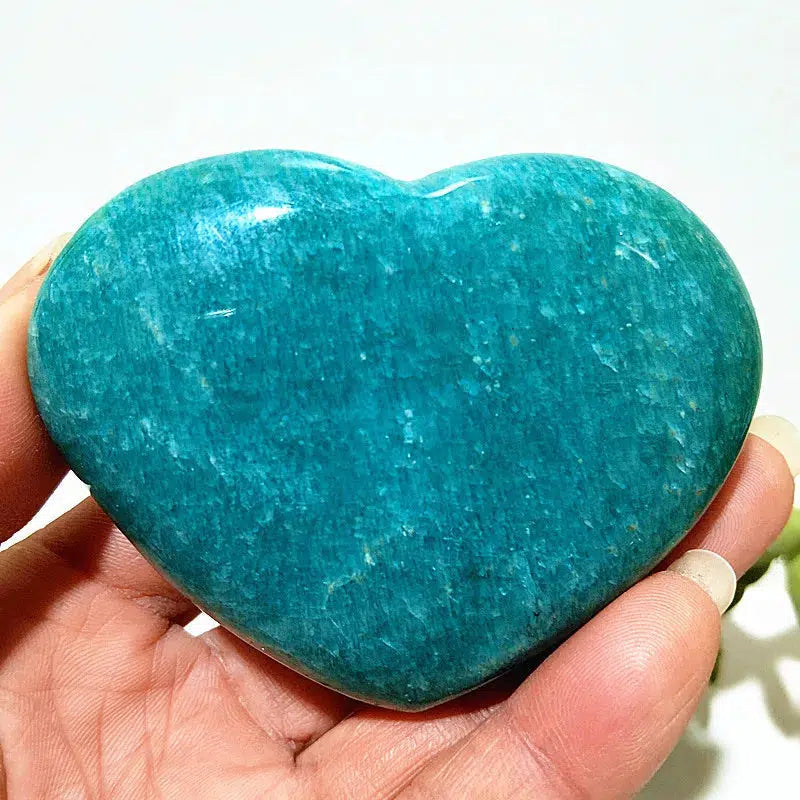 Amazonite Crystal Heart