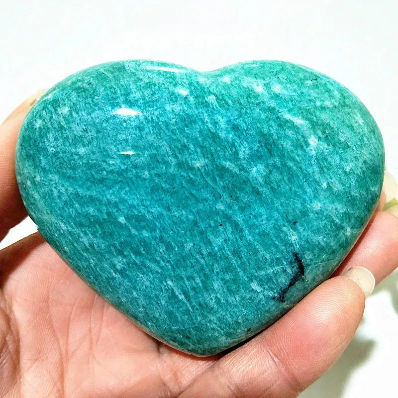 Amazonite Crystal Heart