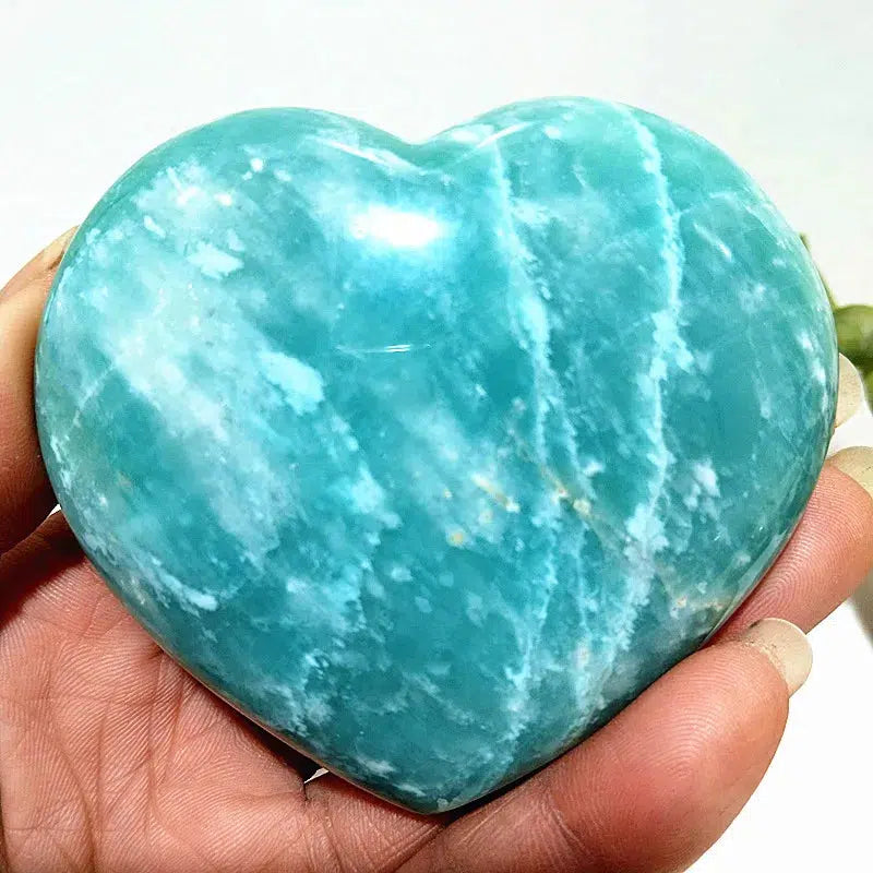 Amazonite Crystal Heart