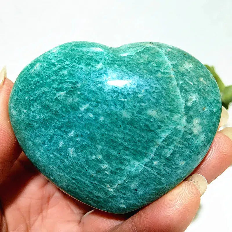 Amazonite Crystal Heart