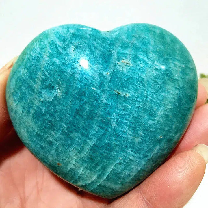 Amazonite Crystal Heart